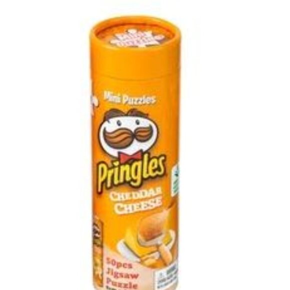 Pringles Mini Puzzle 50 Piece 3 px Cheddar, Sour Cream and BBQ - Picture 2 of 4